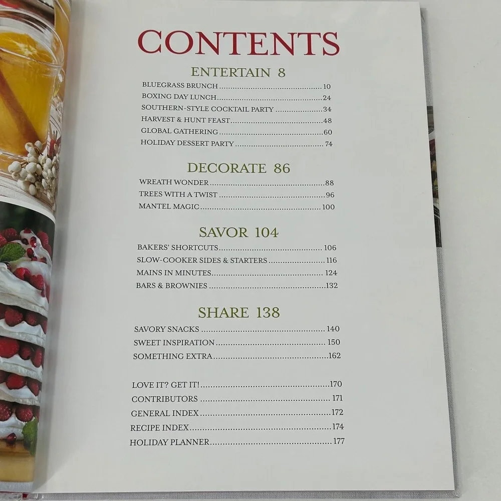 2014 Christmas with Southern Living Cookbook Holiday Decorating Oxmoor House‎ HC